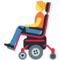 Person in Motorized Wheelchair emoji on Twitter